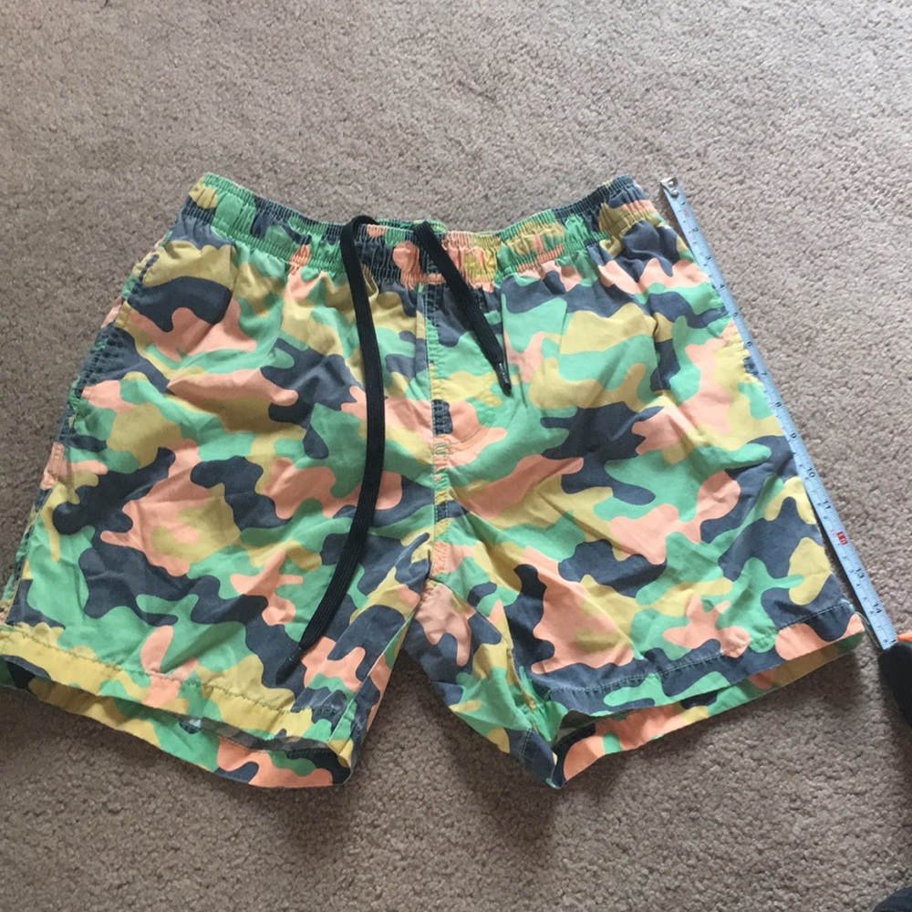 Great”Pull&Bear” Gry/Grn/Yel/Pnk Swim Trunks